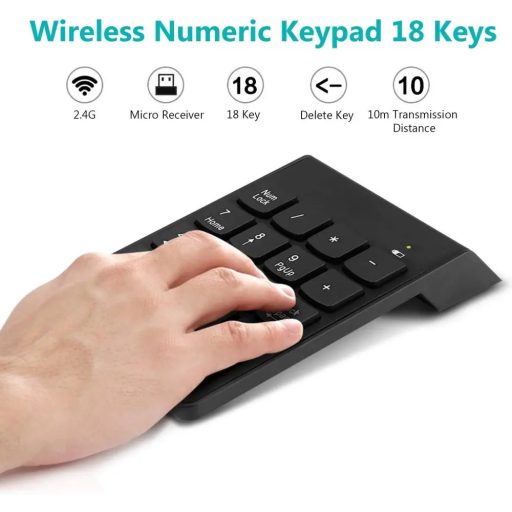 SilverHome Numerikus billentyűzet USB vevőegységgel