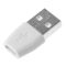 OTG átalakitó adapter (MicroUSB -> USB 2.0), fehér