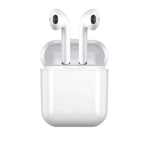 Bluetooth fülhallgató S68 TWS 5.0 fehér érintésérzékeny