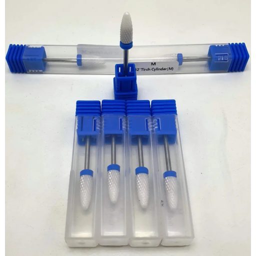 Kúpos kerámia csiszolófej finom - kék