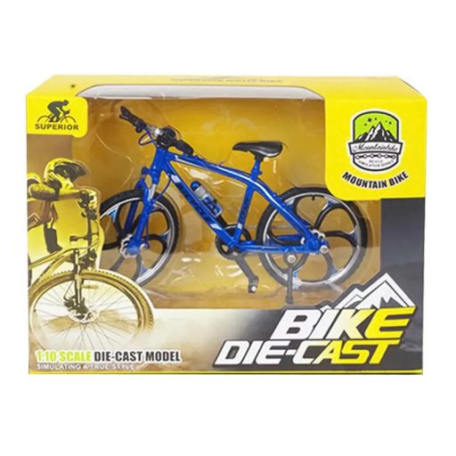 1:10 Méretarányú MTB Modellkerékpár - kék – Részletgazdag Gyűjtői Biciklimodell