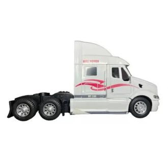   Kenworth T700 miniatűr fém teherautó – Fényszóróval és hanghatásokkal - fehér