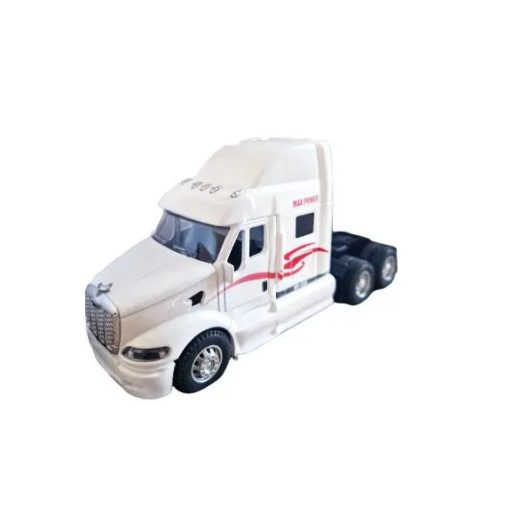 Kenworth T700 miniatűr fém teherautó – Fényszóróval és hanghatásokkal - fehér