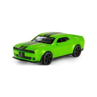 Fém Dodge Charger autómodell - zöld