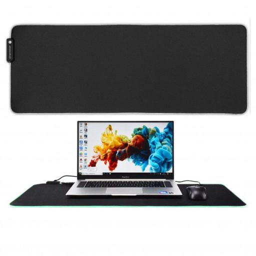 SilverHome Gamer egérpad 7 féle színű LED világítással - 780x300