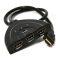 HDMI splitter, 1db HDMI apa -> 3db HDMI anya elosztó, 4K UHD, Doonjiey, fekete