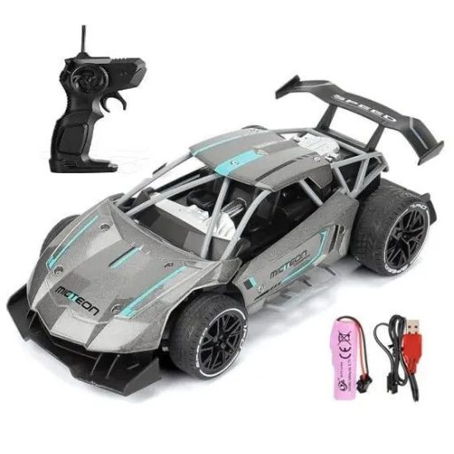 ADM Hero Car 2055 RC Autó – Rozsdamentes acél karosszériával, 2,4 GHz, drift / verseny