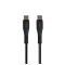 Treqa USB-C – USB-C kábel CA-8855 – 1 méter - fekete