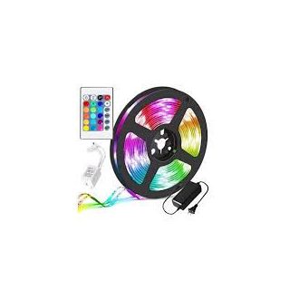   5 méteres LED (2835) szalag szett távirányítóval, színváltós, tápegységgel
