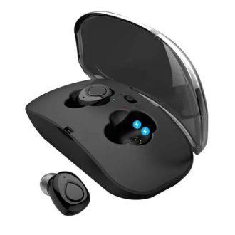   Vezeték nélküli Bluetooth-os headset - TWX X18 fekete színben