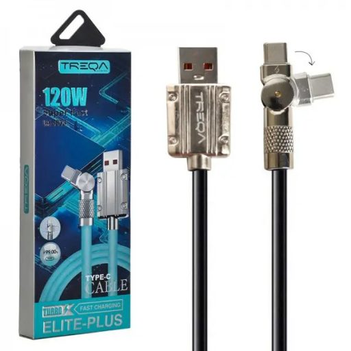 TREQA CA-8833 Type-C kábel – 1 méter, 120W gyorstöltés és adatátvitel