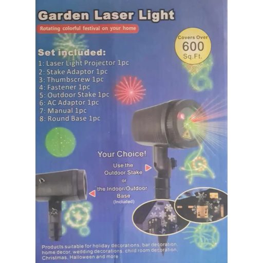 Karácsonyi kültéri-beltéri lézer - Garden Laser