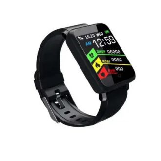   Bluetooth aktivitásmérő színes kijelzővel - fekete, vízálló F1 v2.0