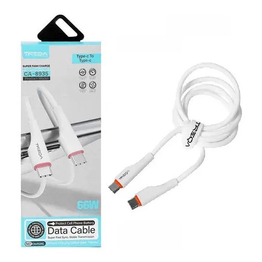 TREQA CA-8935 Type-C kábel – 1 méter, 66W gyorstöltés