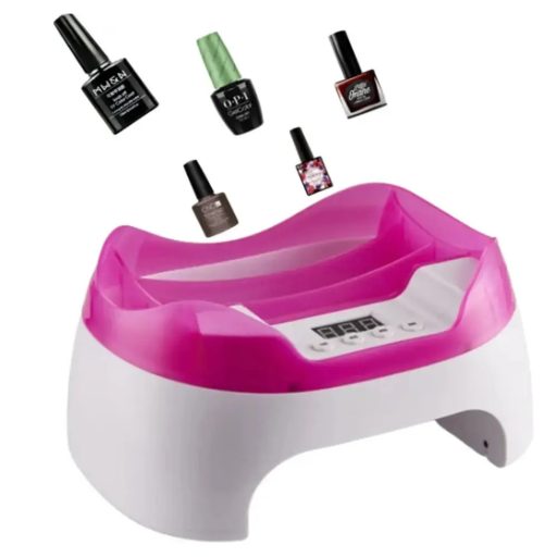 2in1 UV/LED Műkörmös lámpa 5 rekeszes eszköztartóval 110W - KM-520