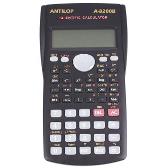   Számológép tudományos 240 funkciós fekete Antilop A-8200B