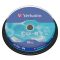 CD-R lemez, 700MB, 52x, 10 db, hengeren, VERBATIM "DataLife"