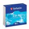 CD-R lemez, 700MB, 52x, 10 db, vékony tok, VERBATIM "DataLife"