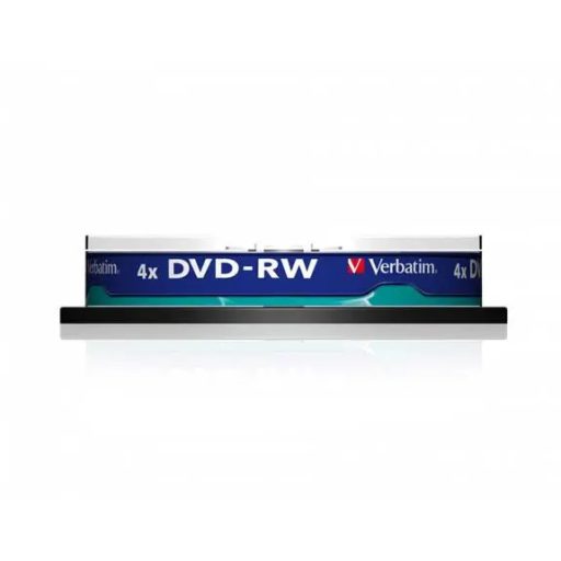 DVD-RW lemez, újraírható, 4,7GB, 4x, 10 db, hengeren, VERBATIM