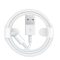 Prémium adat- és töltőkábel, Lightning/USB típusú csatlakozó, 1 méter, fehér