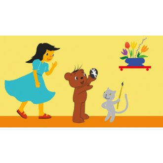 Boribon tojást fest - Diafilm