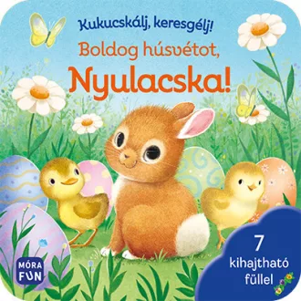   Kukucskálj, keresgélj! - Boldog húsvétot, Nyulacska! - 7 kihajtható füllel