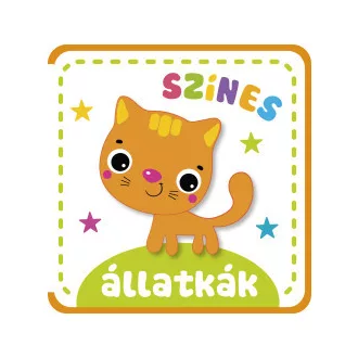 Színes állatkák - szivacskönyv